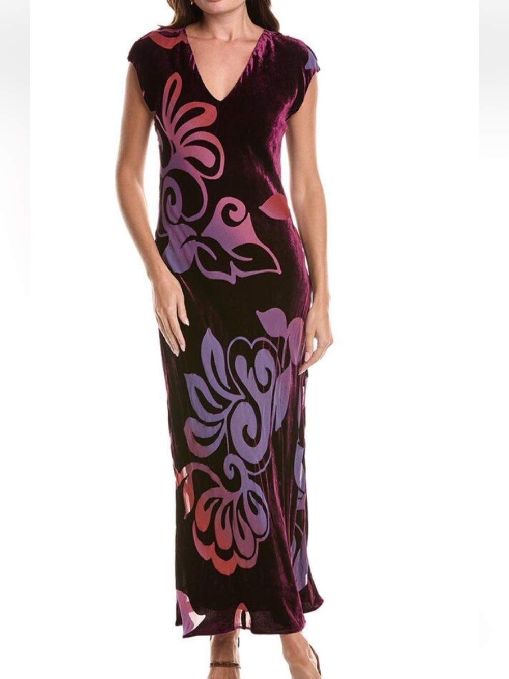 $525 Johnny Was Toto Bias Maxi Dress Size Small - CHECK OUT JOHNNY WAS WEBSITE - Picture 1 of 9